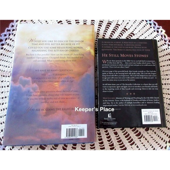 2 MAX LUCADO Books He Still Moves Stones And When Christ Comes HC Mint - Picture 2 of 2